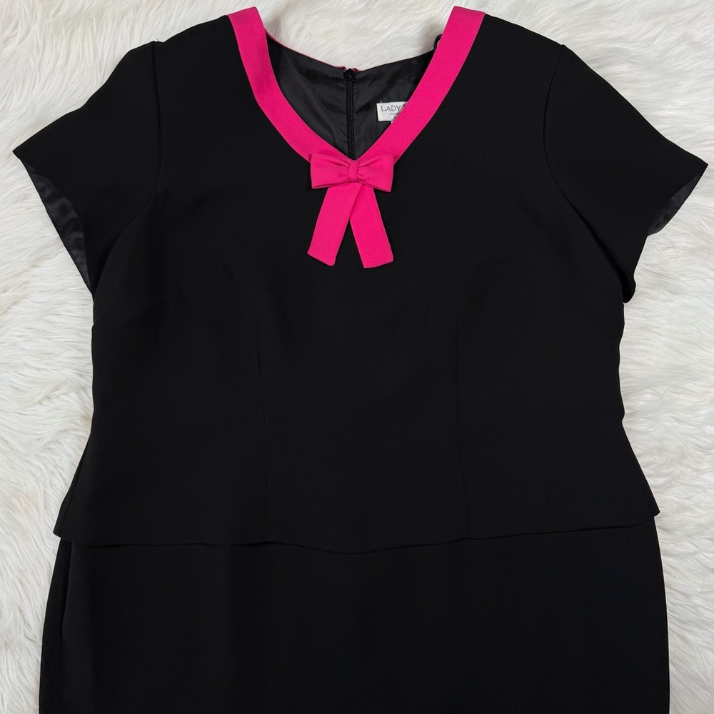Vintage Lady Dorby‎ Bow Accent Dress